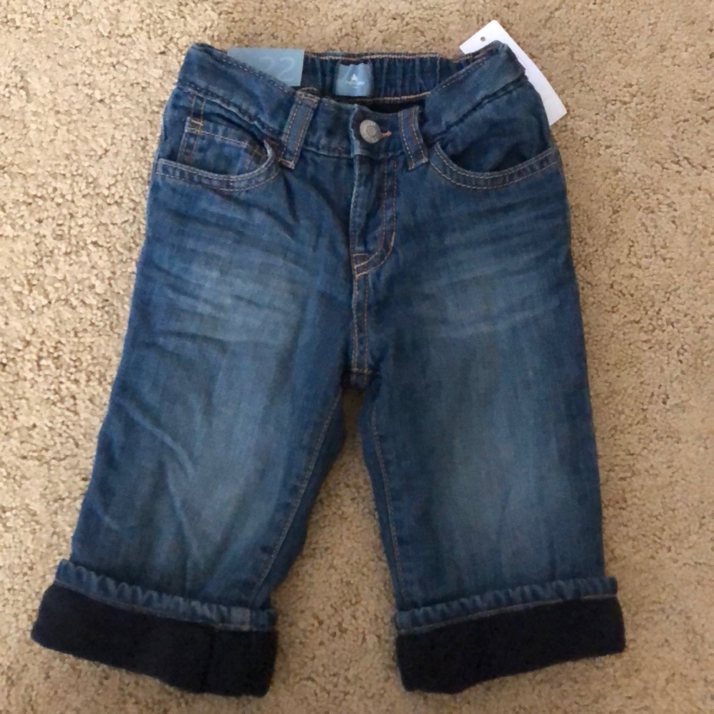 NWT BabyGap fleece lined jeans